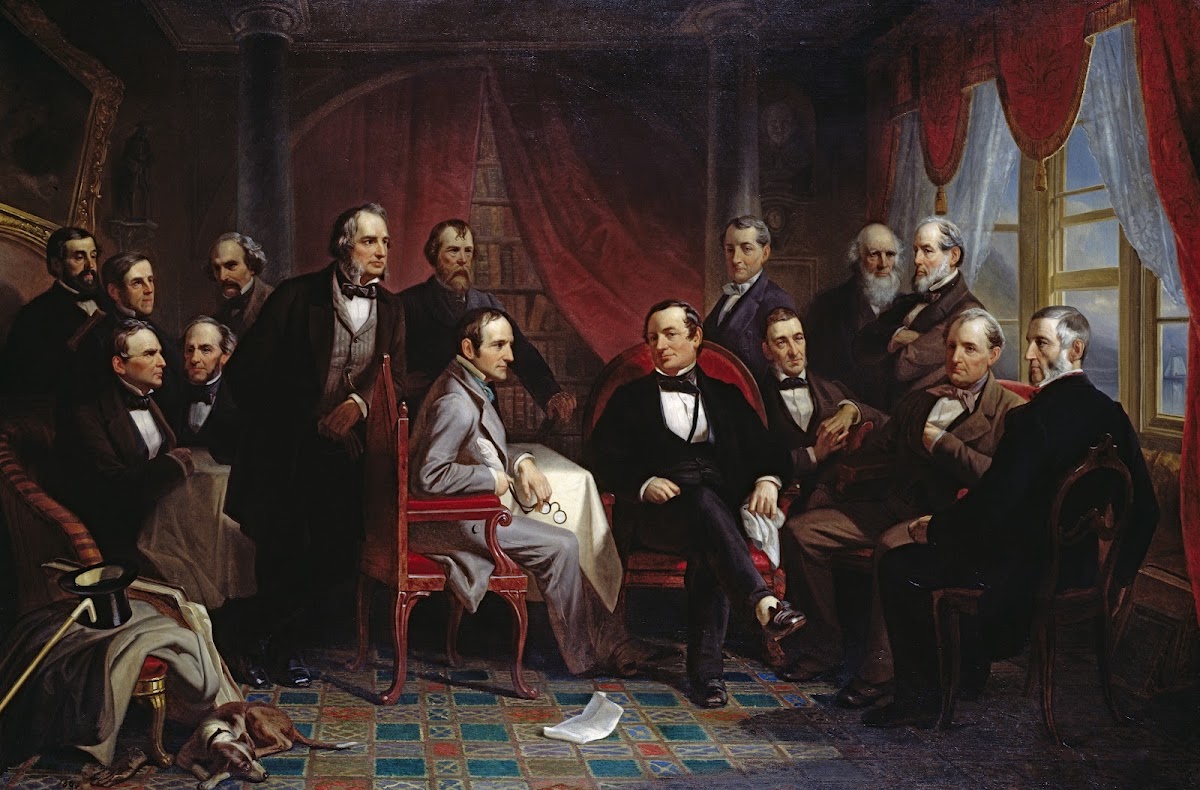 Washington Irving And His Literary Friends At Sunnyside