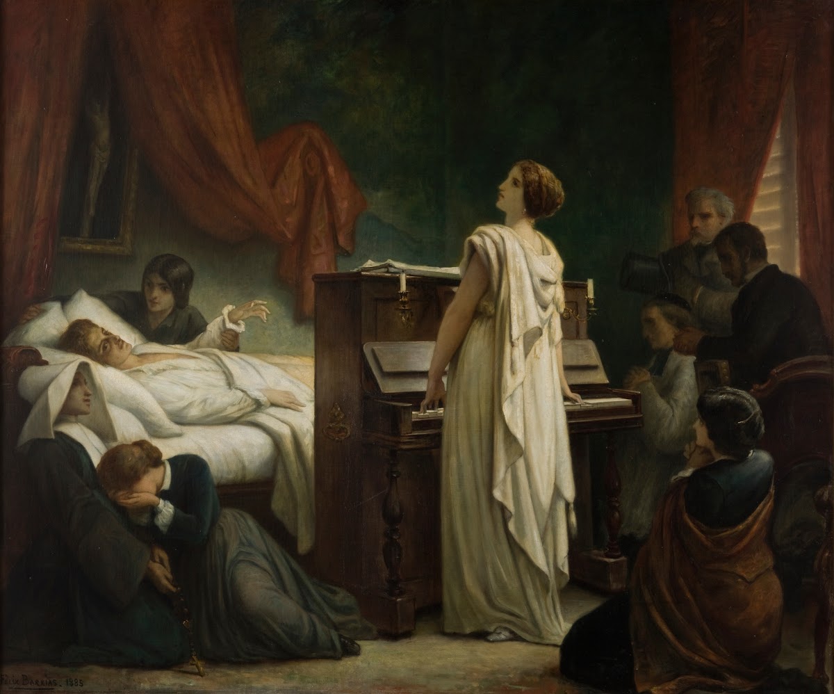 Death of Chopin 1885