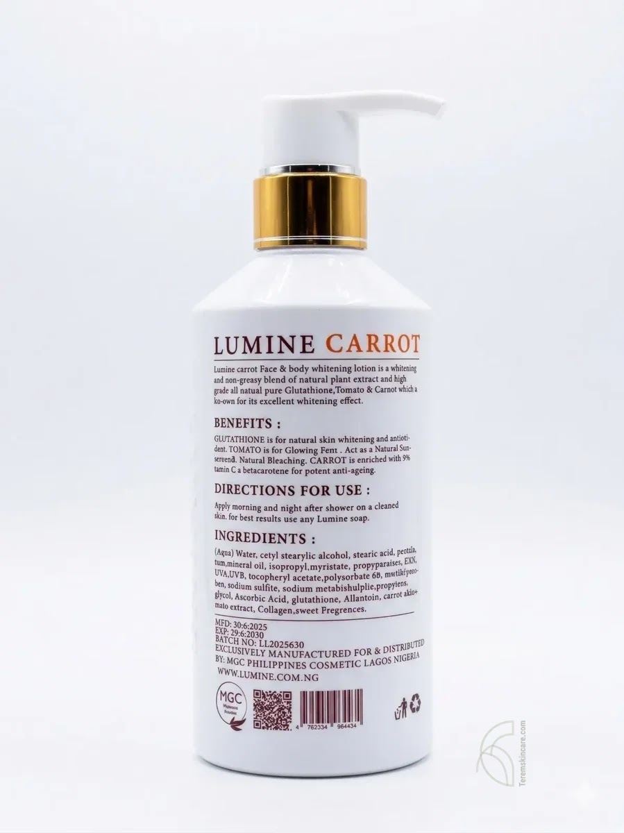 Lumine Carrot Face & Body Lotion