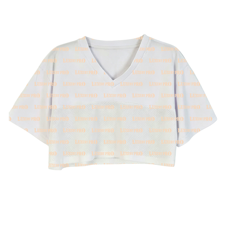 AOP Women's V Neck Football Jersey