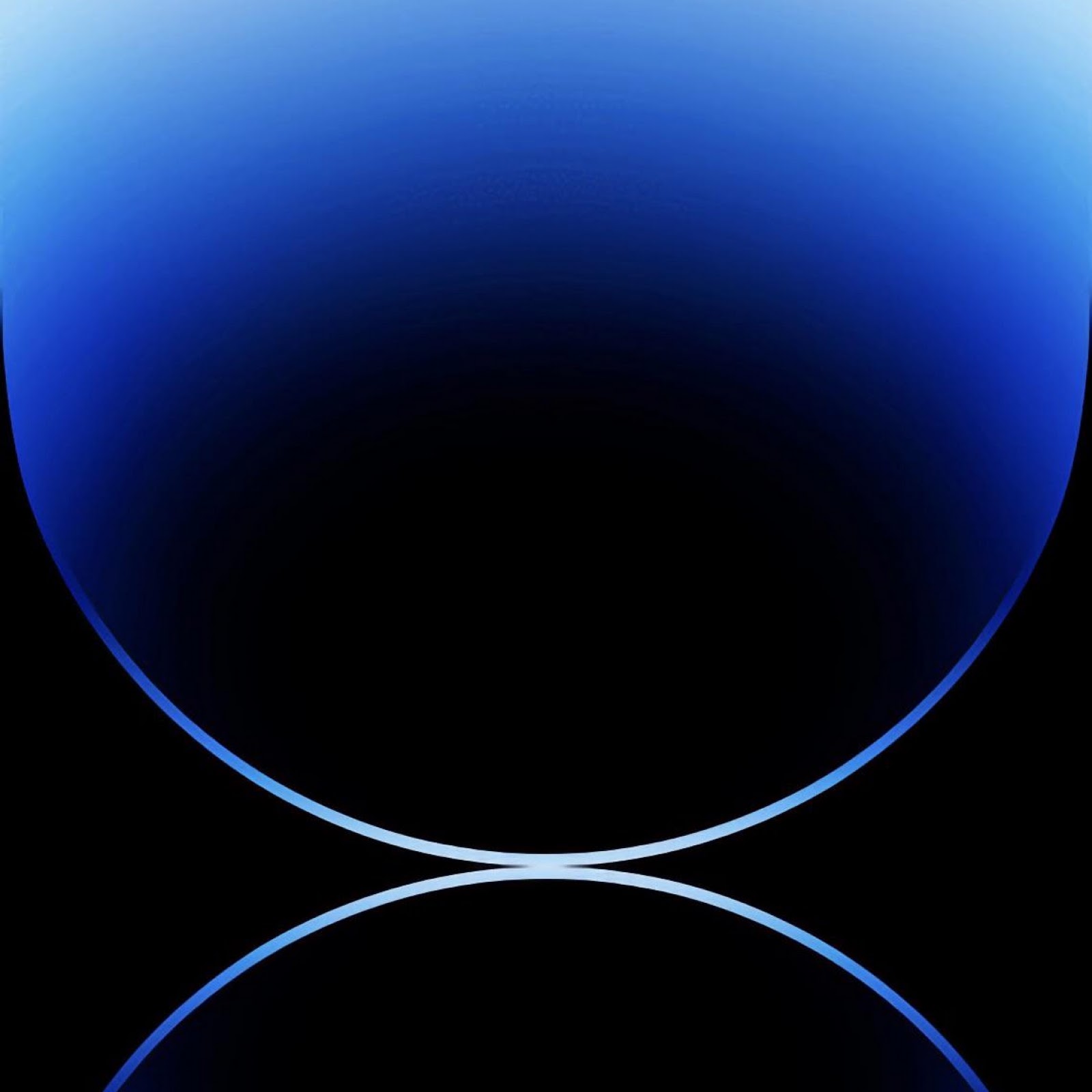 Download iPhone 14 Pro Blue Wallpaper 2K iPhone