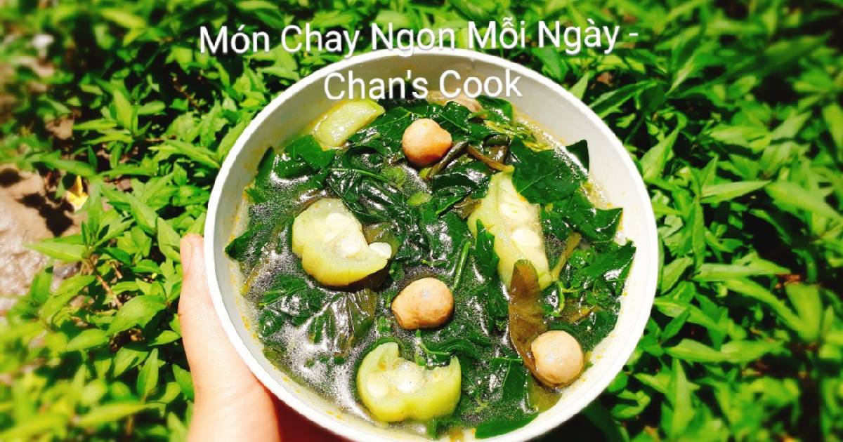 Canh rau tập tàn chay (canh rau lộn xộn)