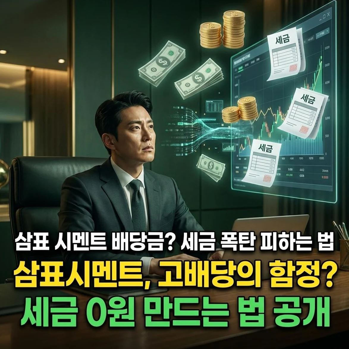 삼표시멘트, 배당금만 보고 샀다가 세금으로 수익 다 뺏길 뻔한 사연과 절세 비책