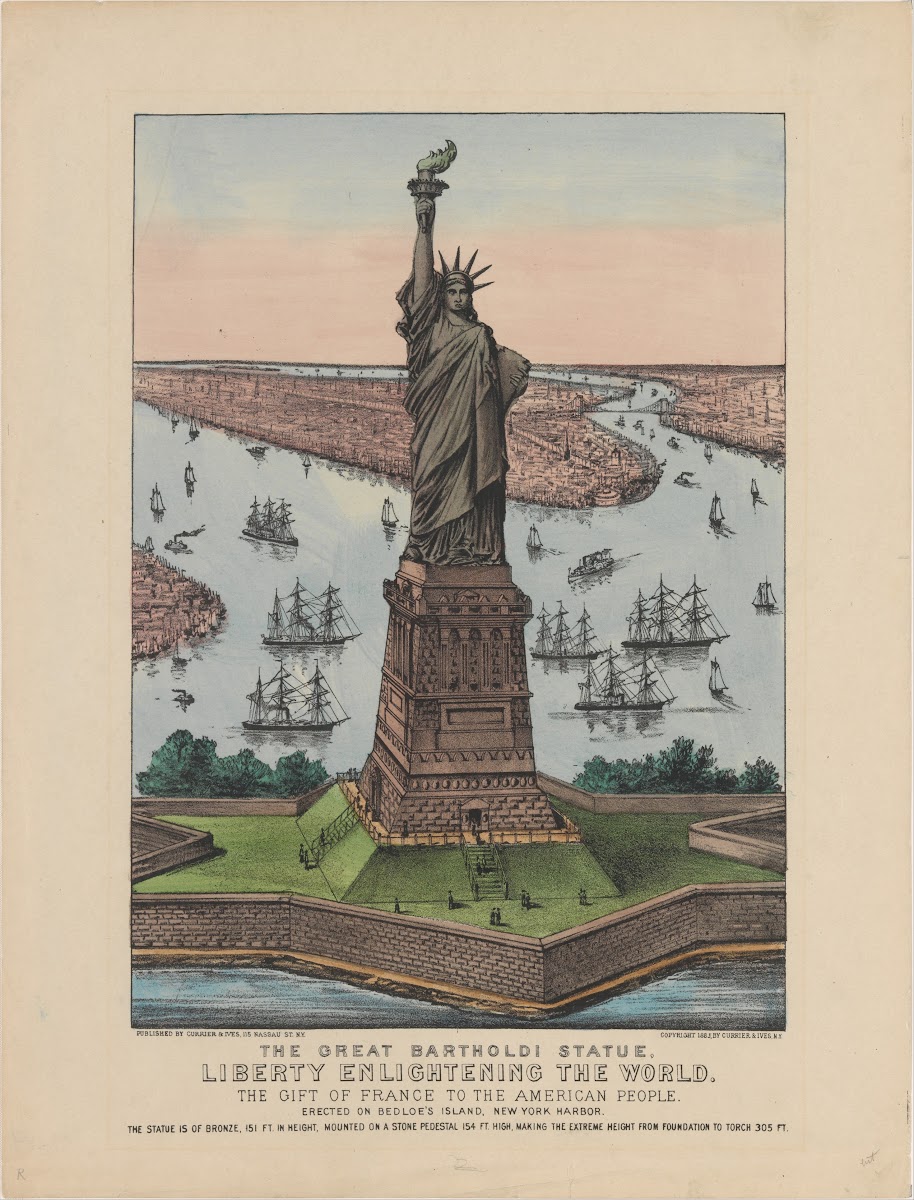 The Great Bartholdi Statue  Liberty Enlightening the World 1885
