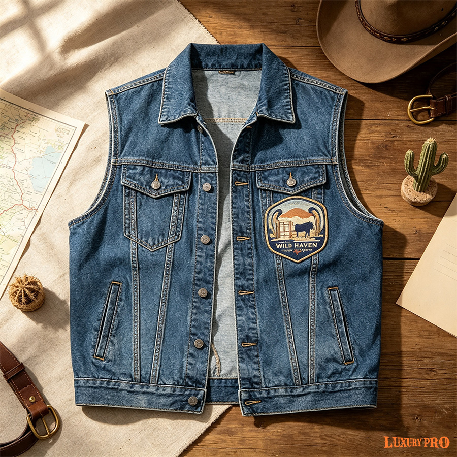 2D Sleeveless Denim