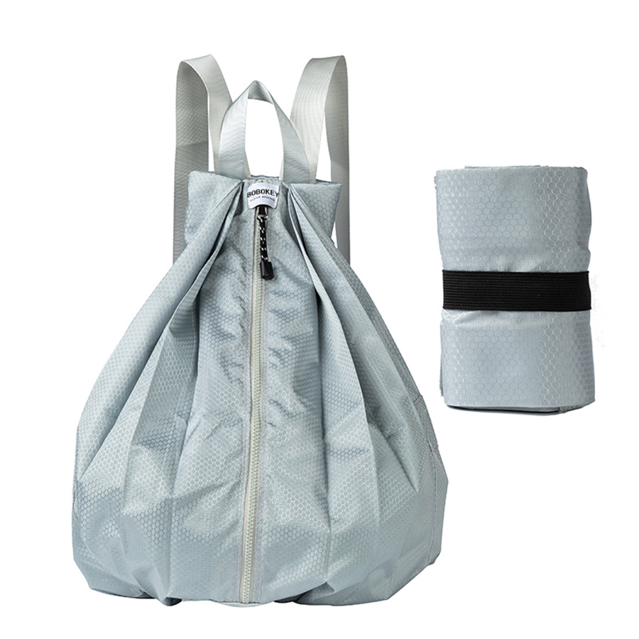 Waterproof nylon backpack, 20–35 L, geometric