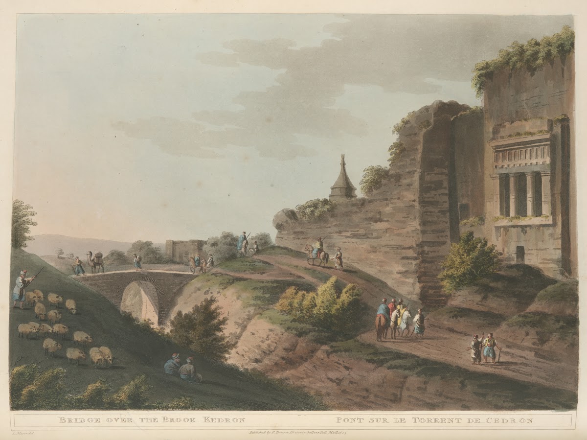 Bridge over The Brook Kedron 1804