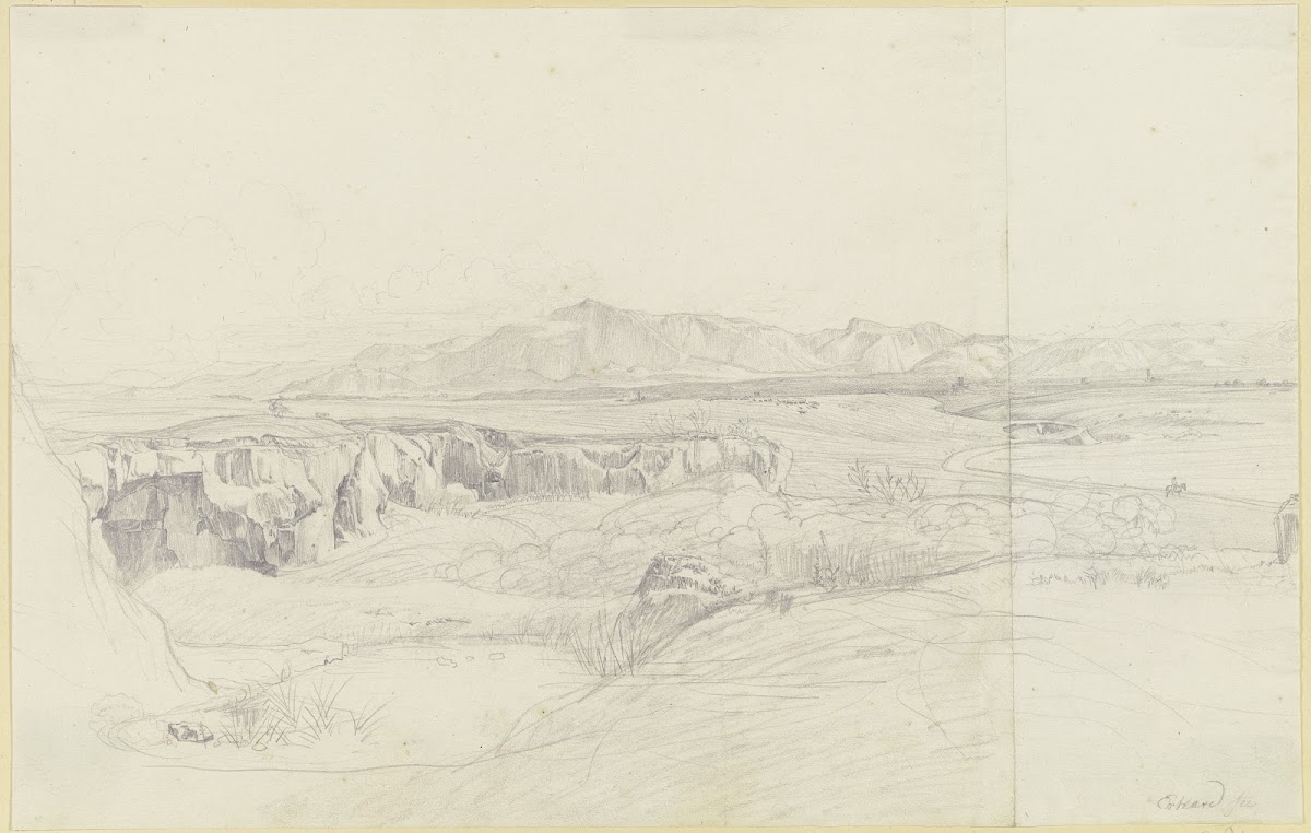Römische Campagna mit dem Monte Genaro