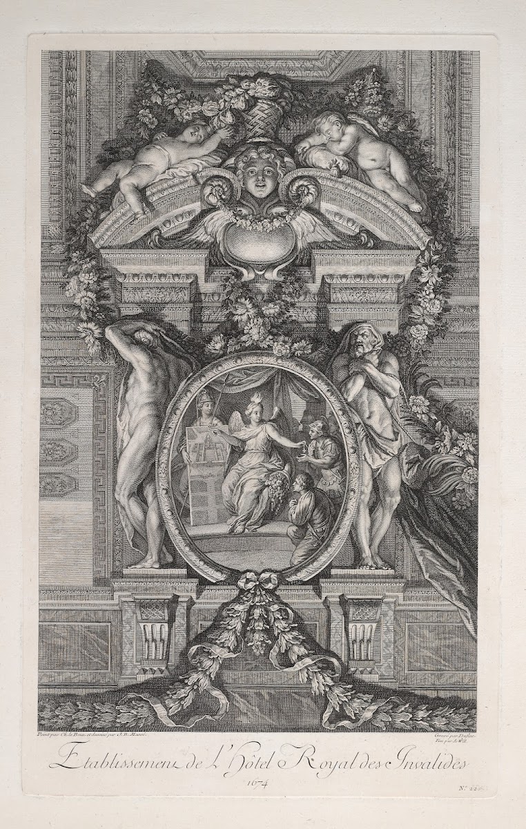 Etablissement De LHotel Royal Des Invalides 1674