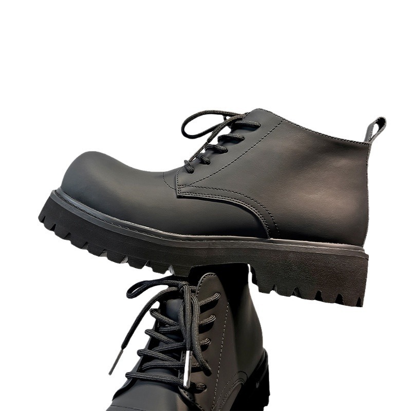 Men's Work Boots with Thick Soles