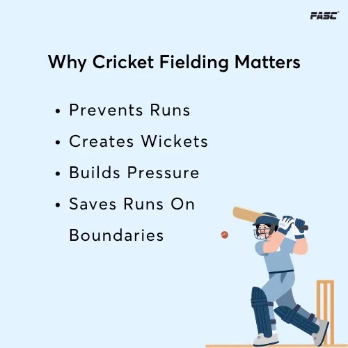 why cricket fielding matters