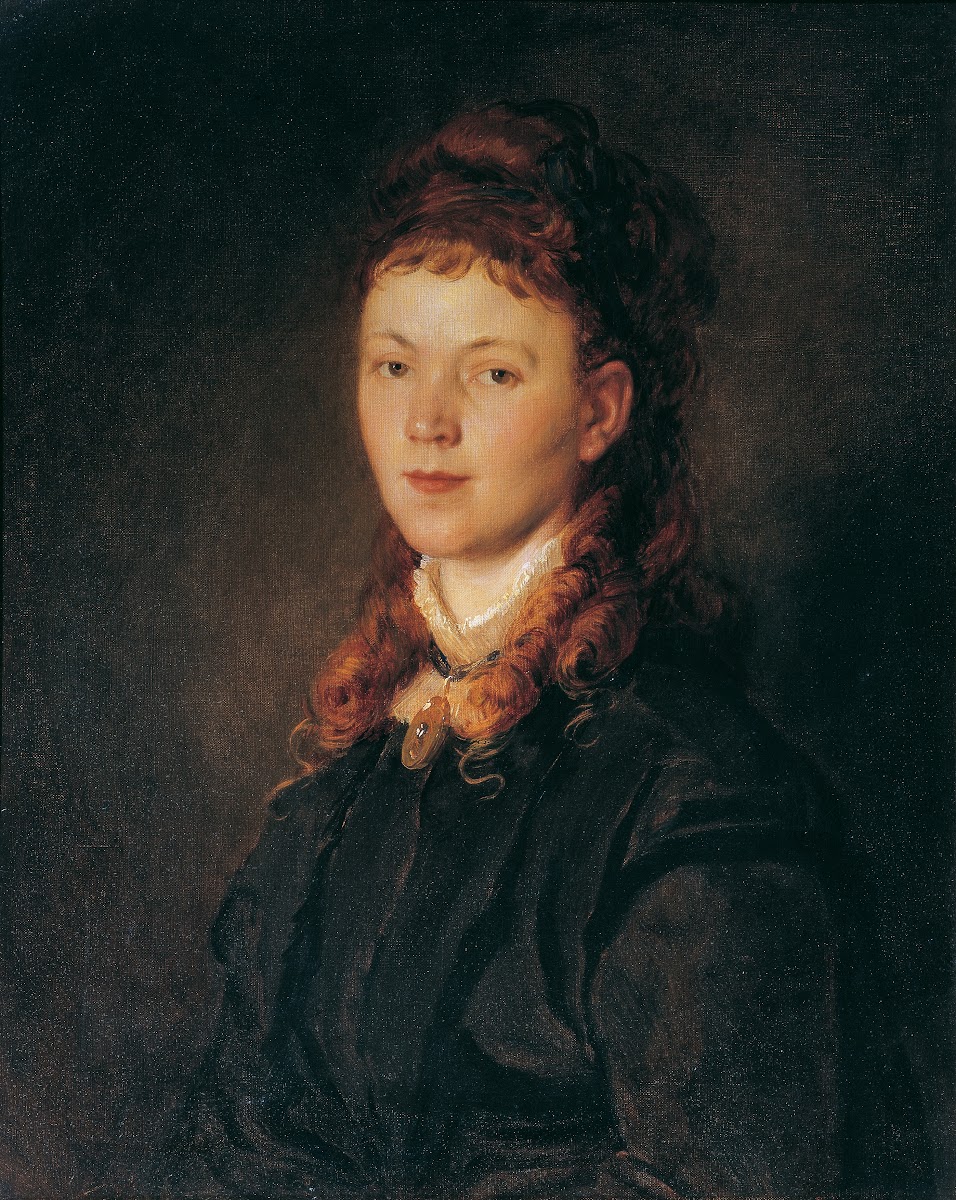 Mädchen Mit Rotblondem Haar 1876