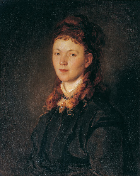 Mädchen Mit Rotblondem Haar 1876