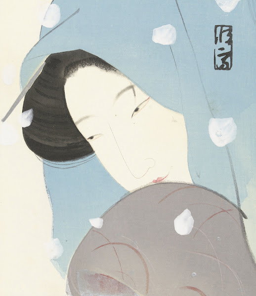 De Heldin Umekawa In De Sneeuw 1923