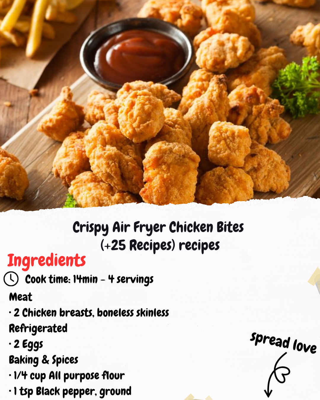 Crispy Air Fryer Chicken Bites (+25 Recipes) recipes
