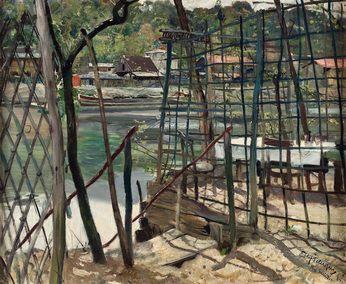Landscape from Meudon France 1884