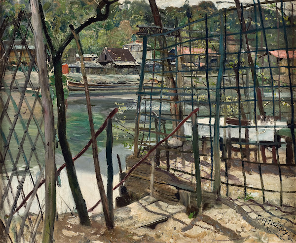 Landscape from Meudon France 1884