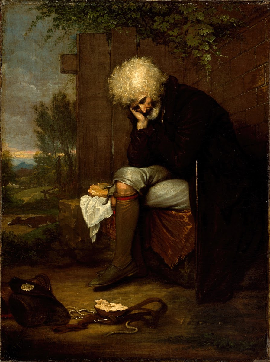 The Pilgrim Mourning His Dead Ass 1800