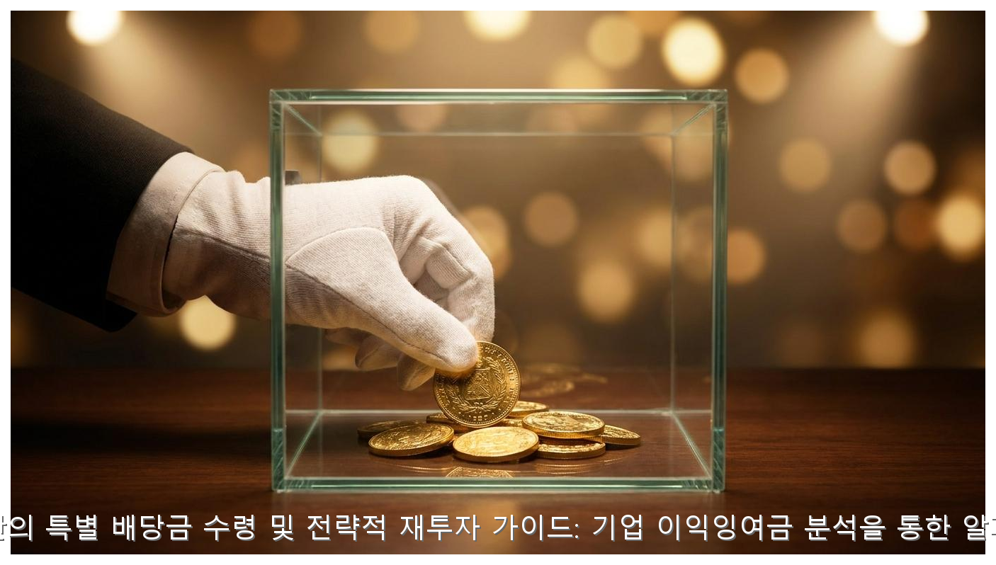 특별배당금 수령 및 재투자 전략 핵심 안내 및 분석 인포그래픽 (6)