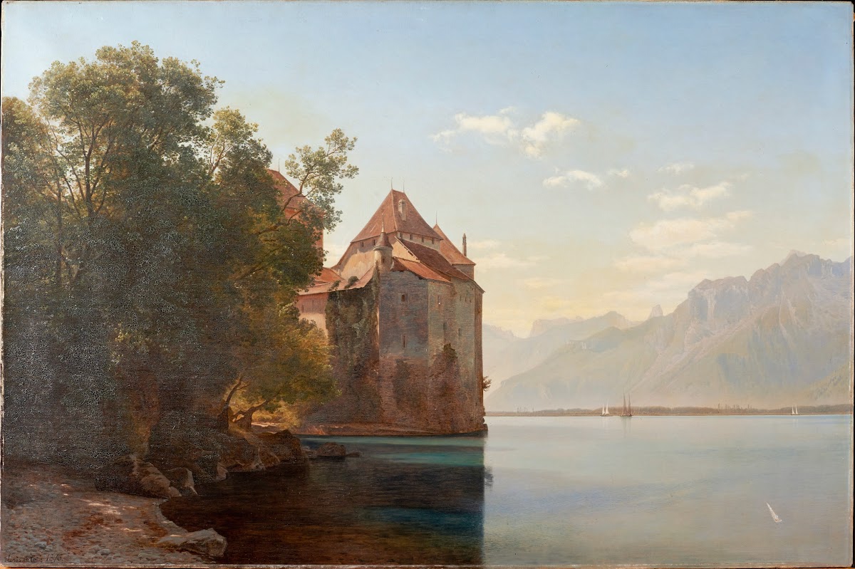 Castle by Lake Geneva 1876
