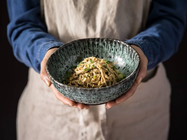 Mì Soba Trộn Đậu Phộng Cay
