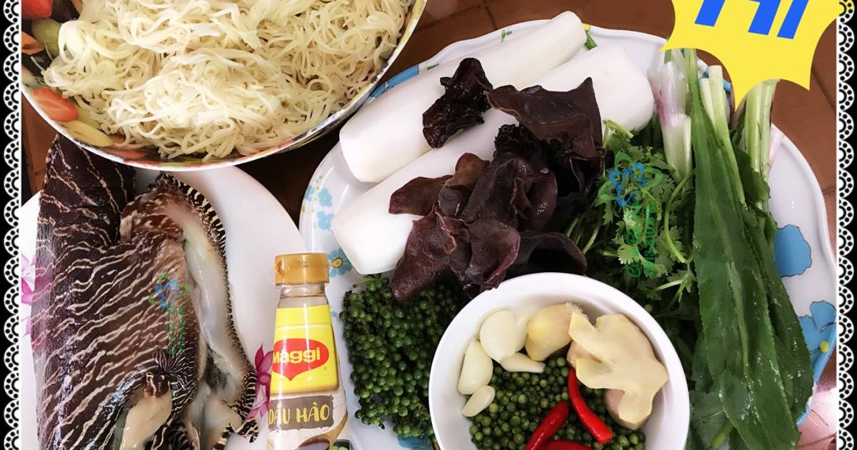 Ốc giác hầm tiêu xanh