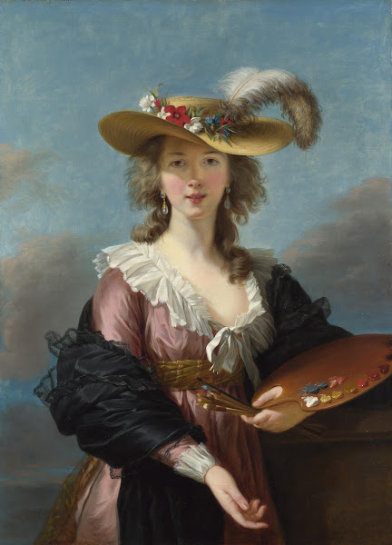 Self Portrait In A Straw Hat After 1782