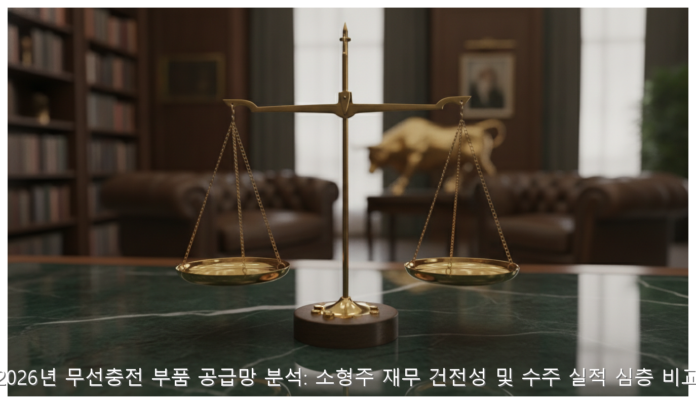2026년 무선충전 부품 공급망 분석: 소형주 재무 건전성 및 수주 실적 심층 비교 핵심 안내 및 분석 인포그래픽 (4)