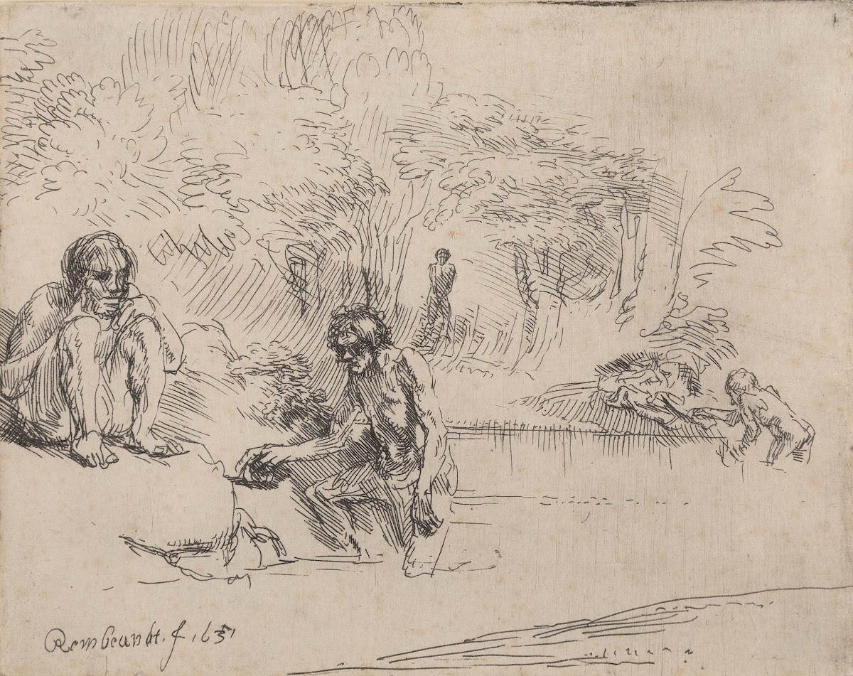 The bathers 1651