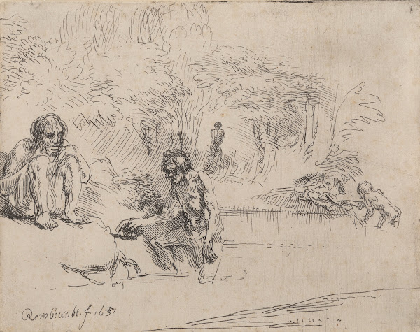 The bathers 1651