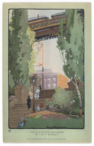 The Elevated Railroad at 110th Street 1914