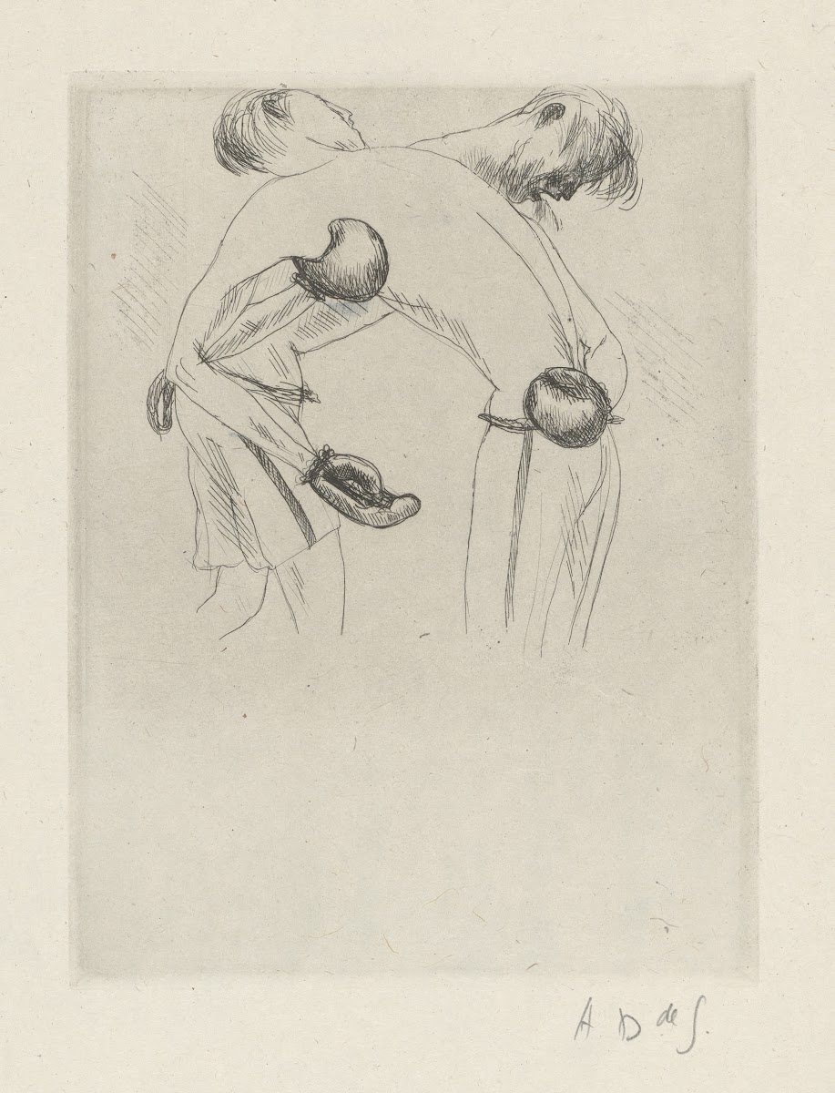 Tableau de la boxe illustré de 29 gravures à leau forte pl 43 1923