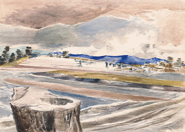 The Severn Bore near Pimlico Sands 1938