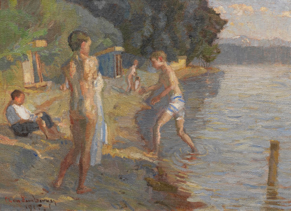 Badende Knaben 1915