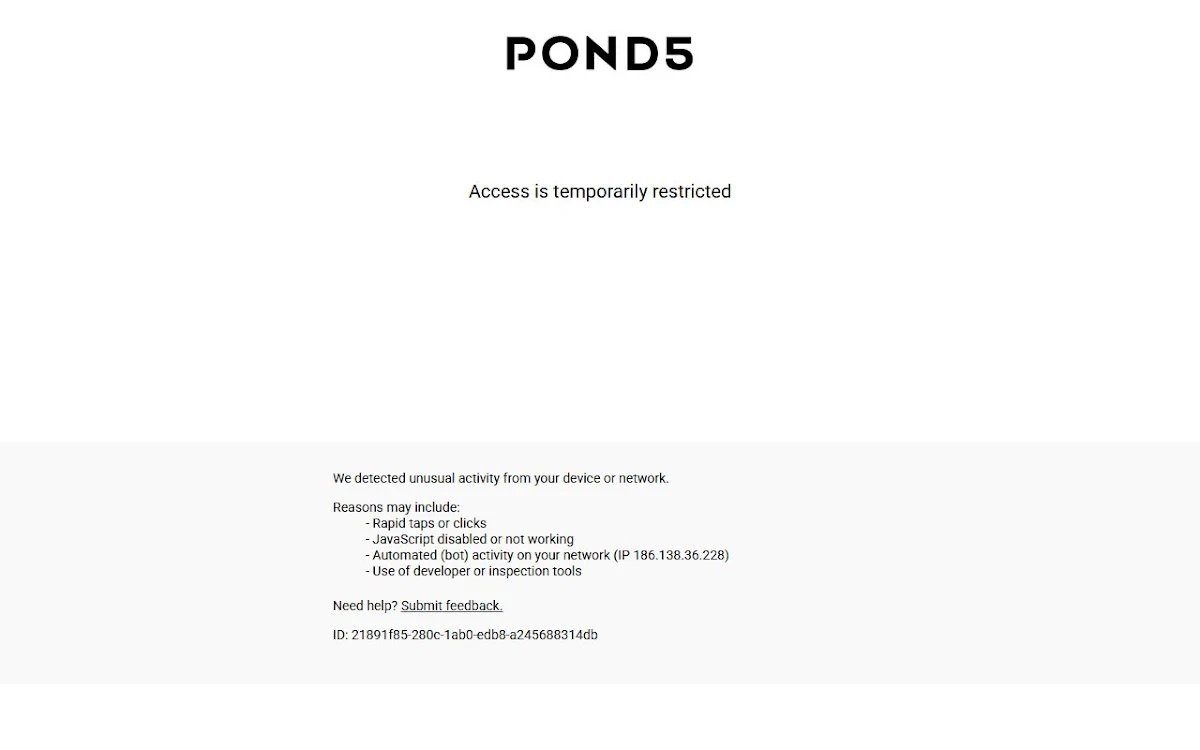 Captura de Pond5 Lullab.AI