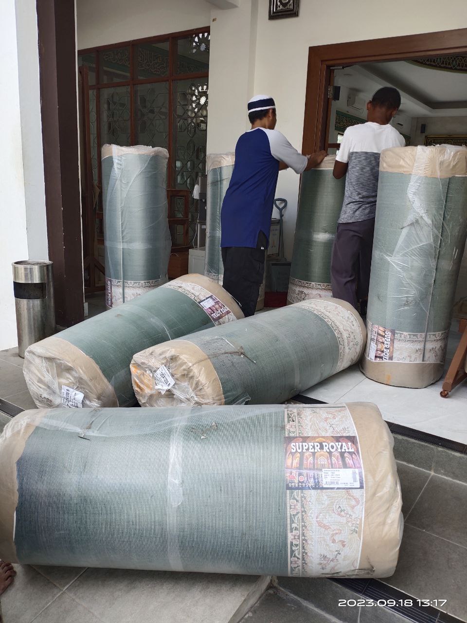 Galeri obras & pasang karpet masjid 2