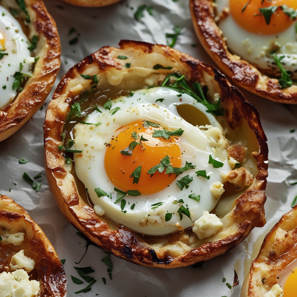 Baked Feta Eggs - Easy & Delicious Homemade Breakfast finished