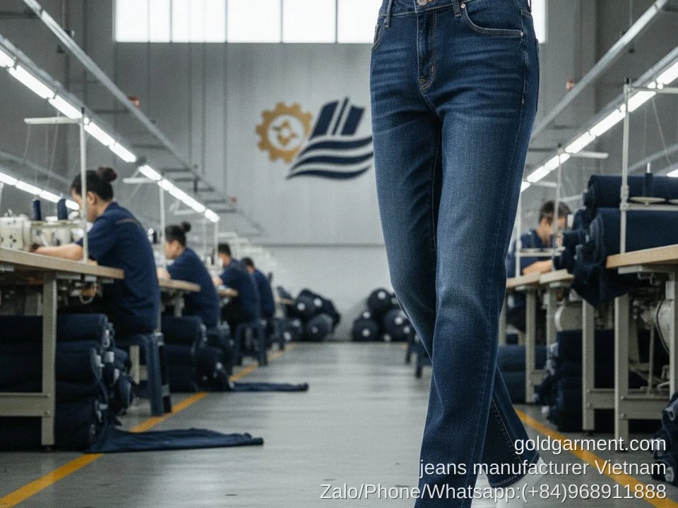 Jeans & Denim Manufacturing in Vietnam: OEM Production Guide for Fashion Brands - Gold Garment Vietnam
