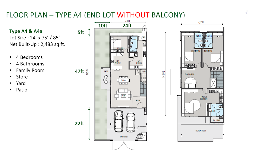 Jardin Residences 2 (Precinct 6A1) floor plan