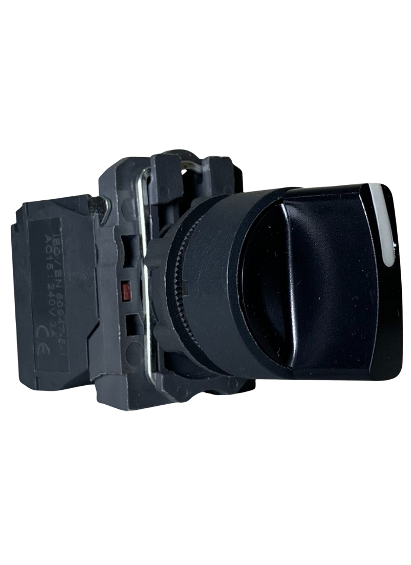 Selector Switches 3 momentary  positions R, L maintained Black 1N/O + 1N/C KB5AD73