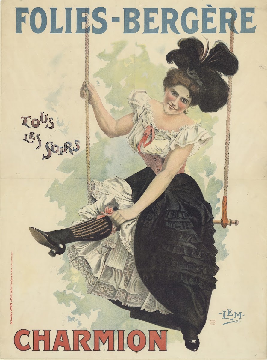 Folies Bergère Tous les soirs Charmion 1898