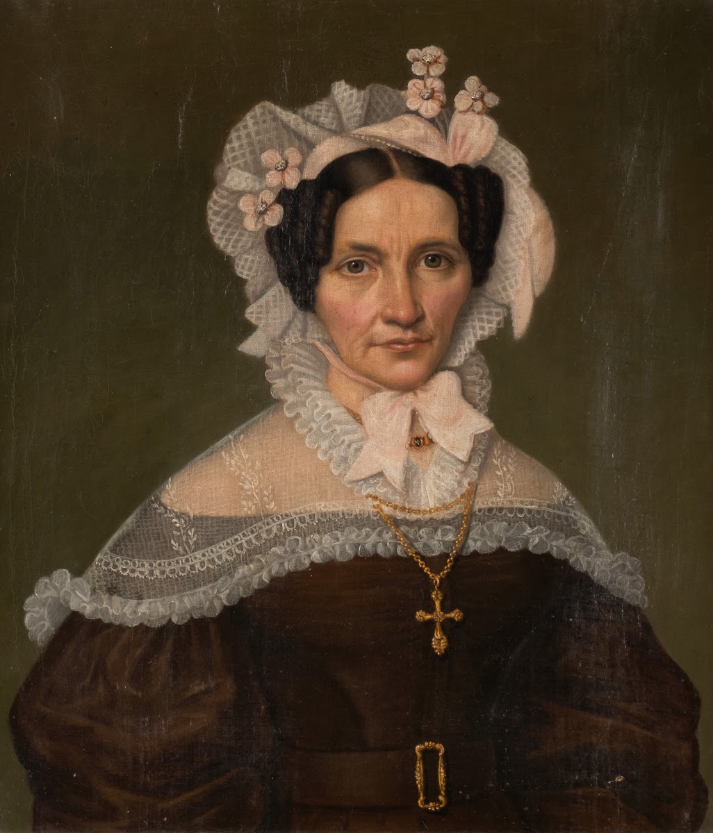 Portrait of a lady with mobcap 1837