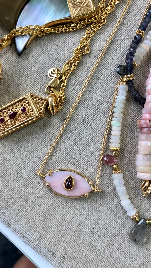 Колье Ayin PINK OPAL