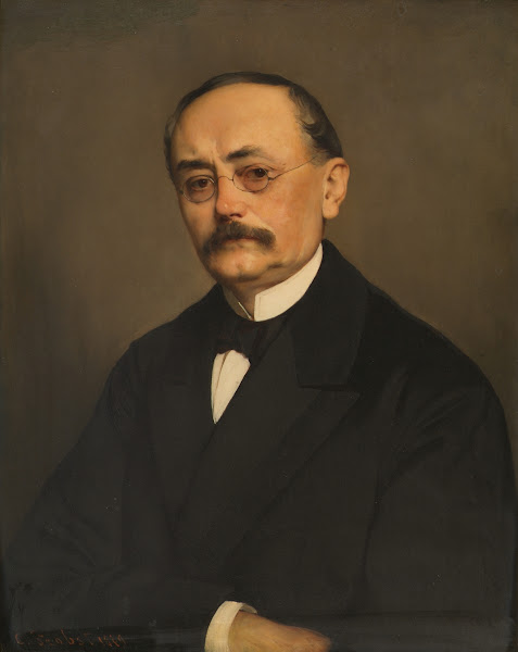 Der Minister Leopold Ritter Hasner von Artha 1879