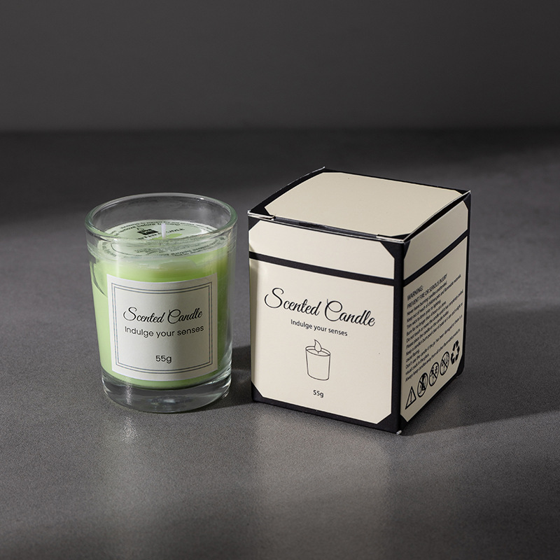 Scented candle in cup form, soy wax