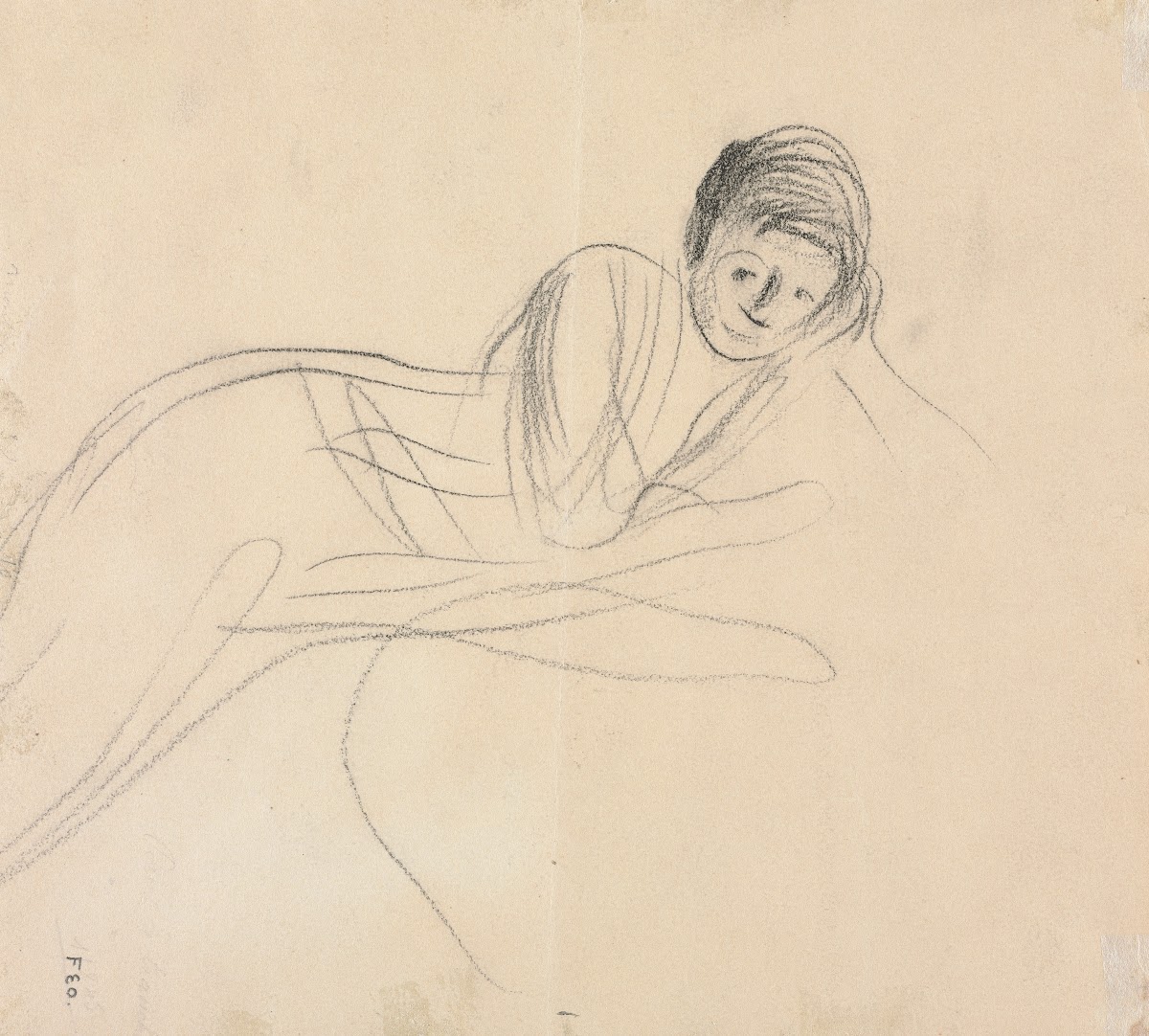 Reclining Woman verso 1915