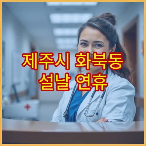 제주시 화북동 설날 연휴 정형외과 진료 병원 넘어짐·골절 사고 시 응급 치료 안내