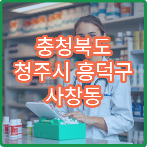 충청북도 청주시 흥덕구 사창동 설날 명절 연휴 당직약국 오송생명과학단지 근처 영업 안내