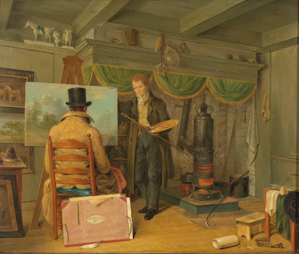 The Artist at his Studio 1820
