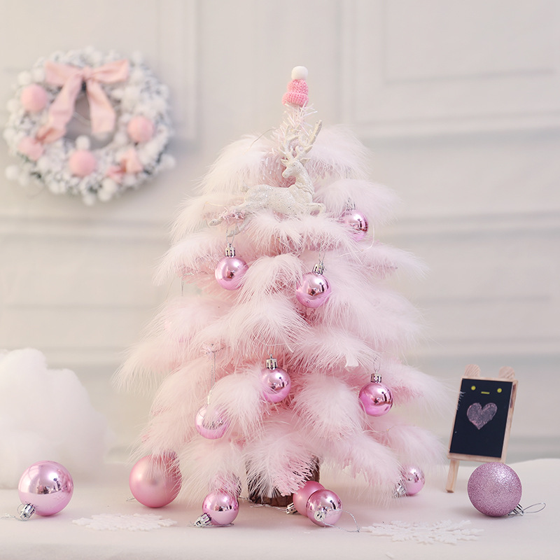Mini Christmas tree with decoration, 45 cm or 60 cm